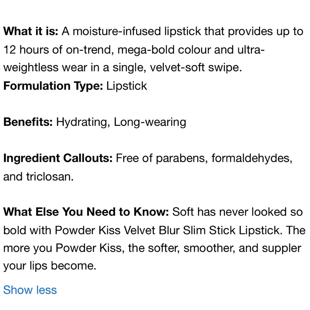NEW FULL SIZE MAC POWDER KISS VELVET BLUR SLIM STICK IN SHADE SPICE WORLD - Picture 7 of 7